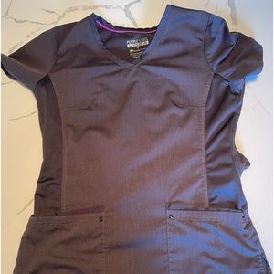 Healing Hands Scrub set! Pewter grey! Size Small. Exc used condition.